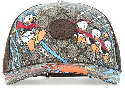 Gucci x Disney Donald Duck Print Trucker Cap 